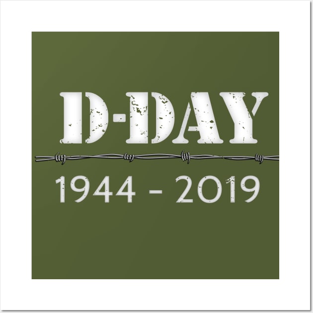 D-Day 75 Year Anniversary Wall Art by SeattleDesignCompany